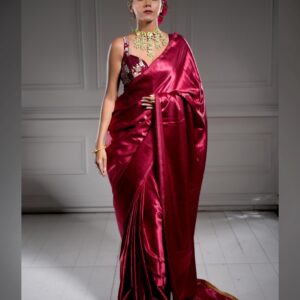 BURGUNDY BIZARRE SAREE